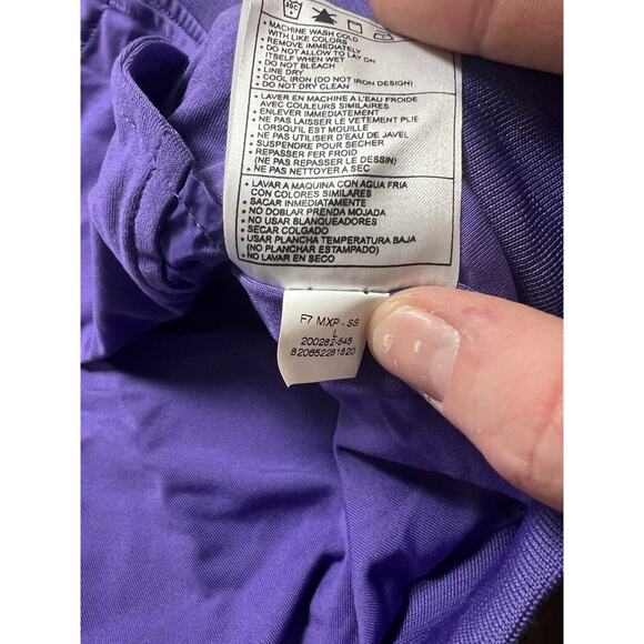 2007 Nike Air Purple Zip Up Satin Jacket Men’s L Rare Vintage - Picture 7 of 13